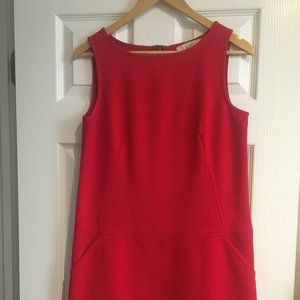 Loft red sheath dress